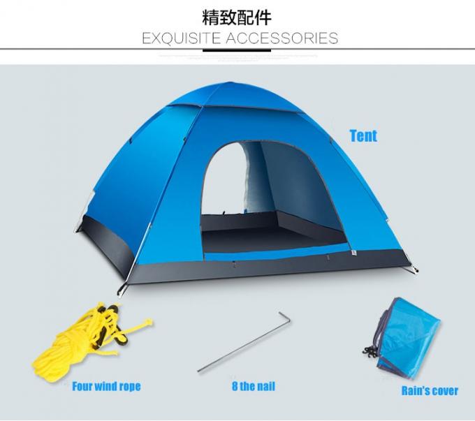 Tende di campeggio impermeabili di trekking flessibile con il pavimento saldato del polietilene