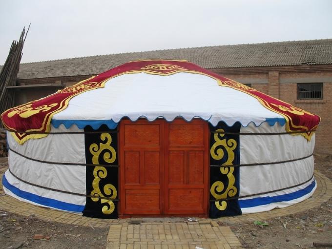 Tenda di stile di Yurt della tela del poliestere della protezione solare calda per la sistemazione di viaggio