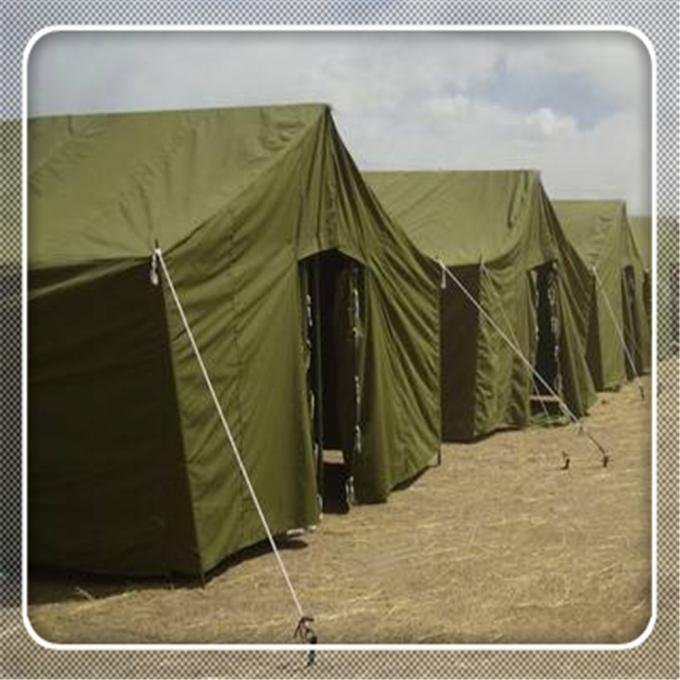 Tenda militare dell'esercito del poliestere impermeabile persona 2 - 40 resistenti con la struttura d'acciaio