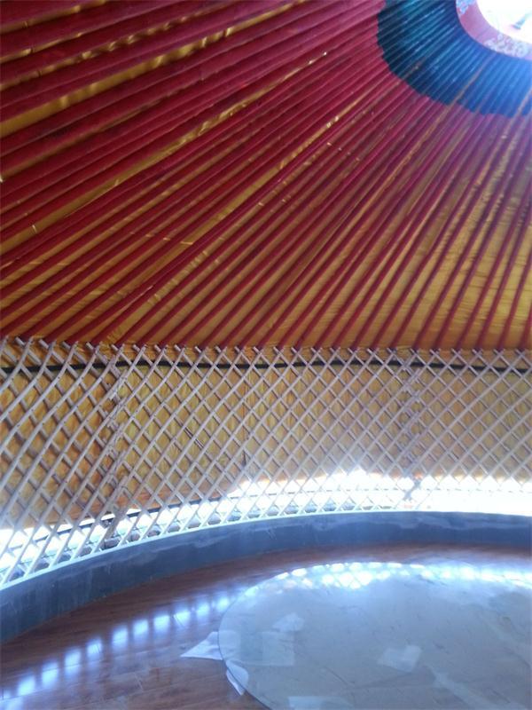 tenda a cupola mongola del diametro di 4m/tenda campeggio di Yurt per vivere o approvvigionare