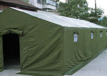 Prova della putrefazione della tenda dell'esercito della tela del tessuto del PVC del rifugiato con forte vento resistente