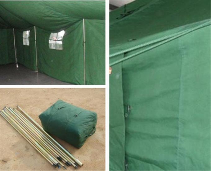 Prova della putrefazione della tenda dell'esercito della tela del tessuto del PVC del rifugiato con forte vento resistente