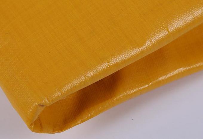 Strato giallo/arancio spesso 800D impermeabile della tela cerata del PE per i materiali da imballaggio