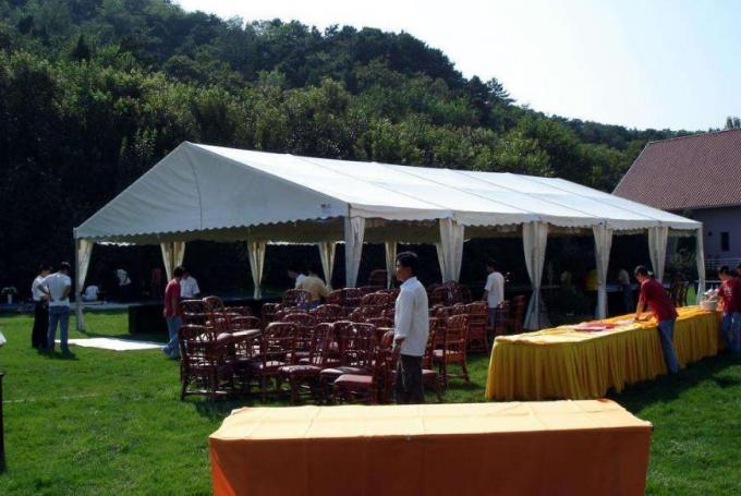 Tenda all'aperto della tenda foranea di nozze del panno di Oxford delle tende del partito del tessuto del PVC, bianca