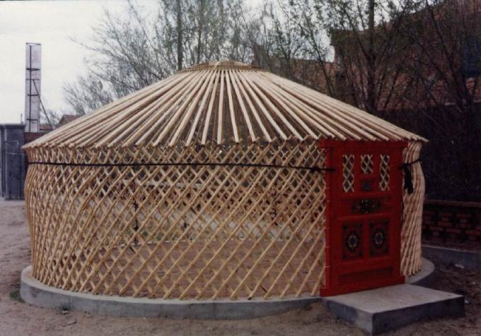 Raffreddi il bene durevole gonfiabile della tenda di Yurt del mongolian della cupola con peso sopportabile 200kg