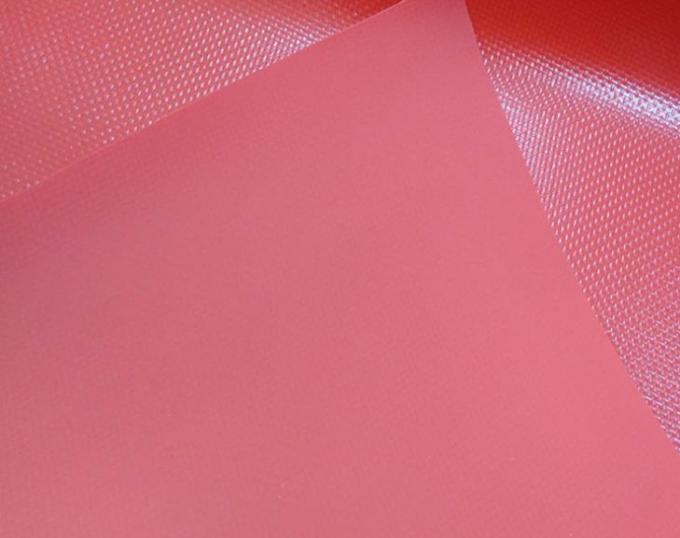 Il PVC rosso ha ricoperto lo strappo 650gsm resistente 1000d*1000d 20*20 della tela cerata del poliestere