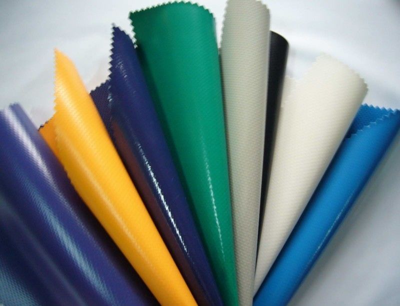 Colorful Heavy Duty Tarp Material , Non - Toxic Plastic Waterproof Tarpaulin Sheet 